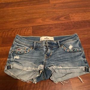 Embellished hollister shorts